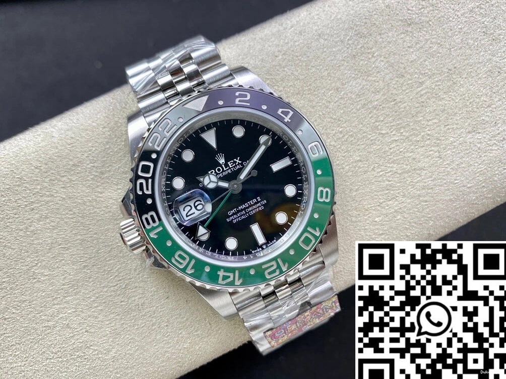 Factory M126720vtnr-0002 Clean Rolex Master II GMT Dial Black 1226